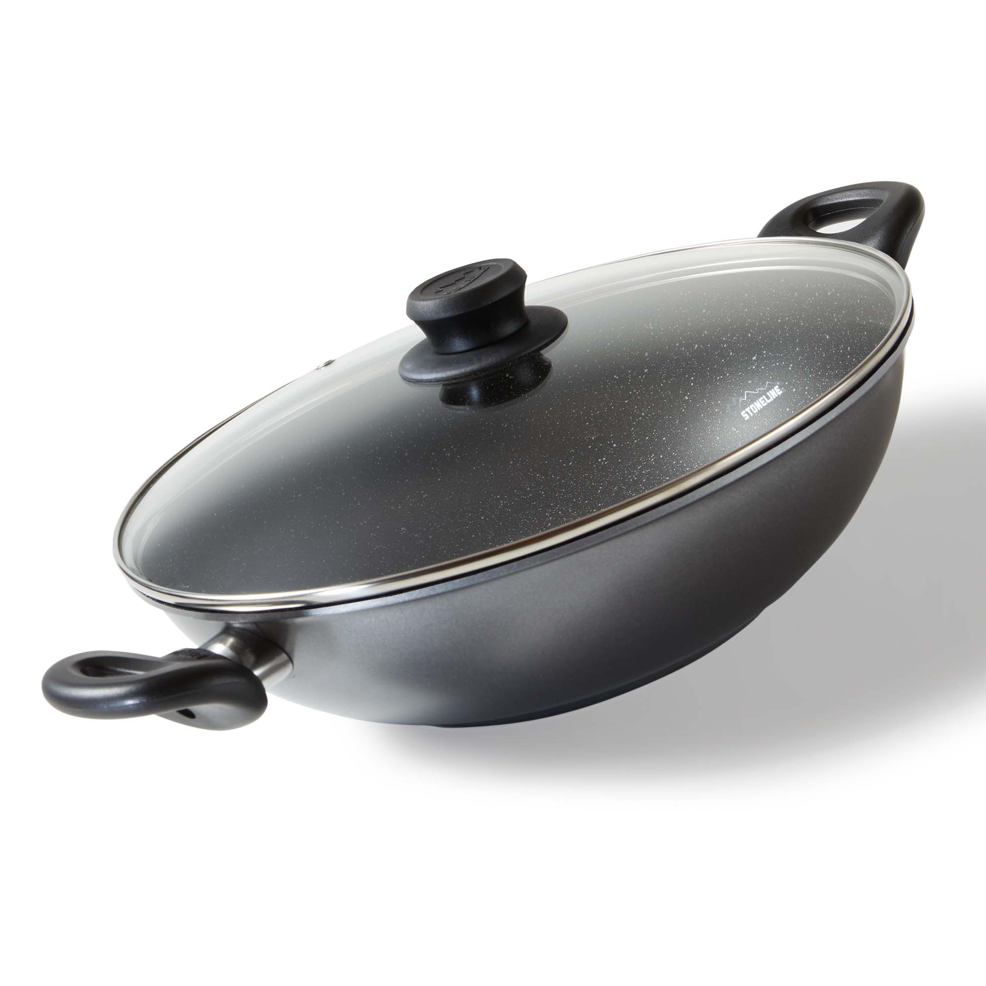 STONELINE® FUTURE Schmorpfanne 24 cm, mit Siebglasdeckel STONELINE® FUTURE Schmorpfanne 24 cm, mit Siebglasdeckel