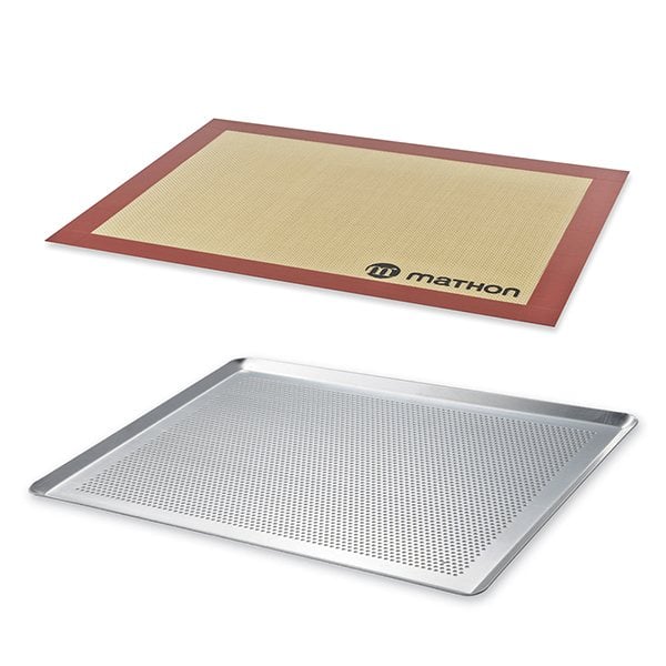 Erre4m Plat à four perforé 60 x 40 x 2 (H) cm en aluminium professionnel Erre4m Plat à four perforé 60 x 40 x 2 (H) cm en aluminium professionnel