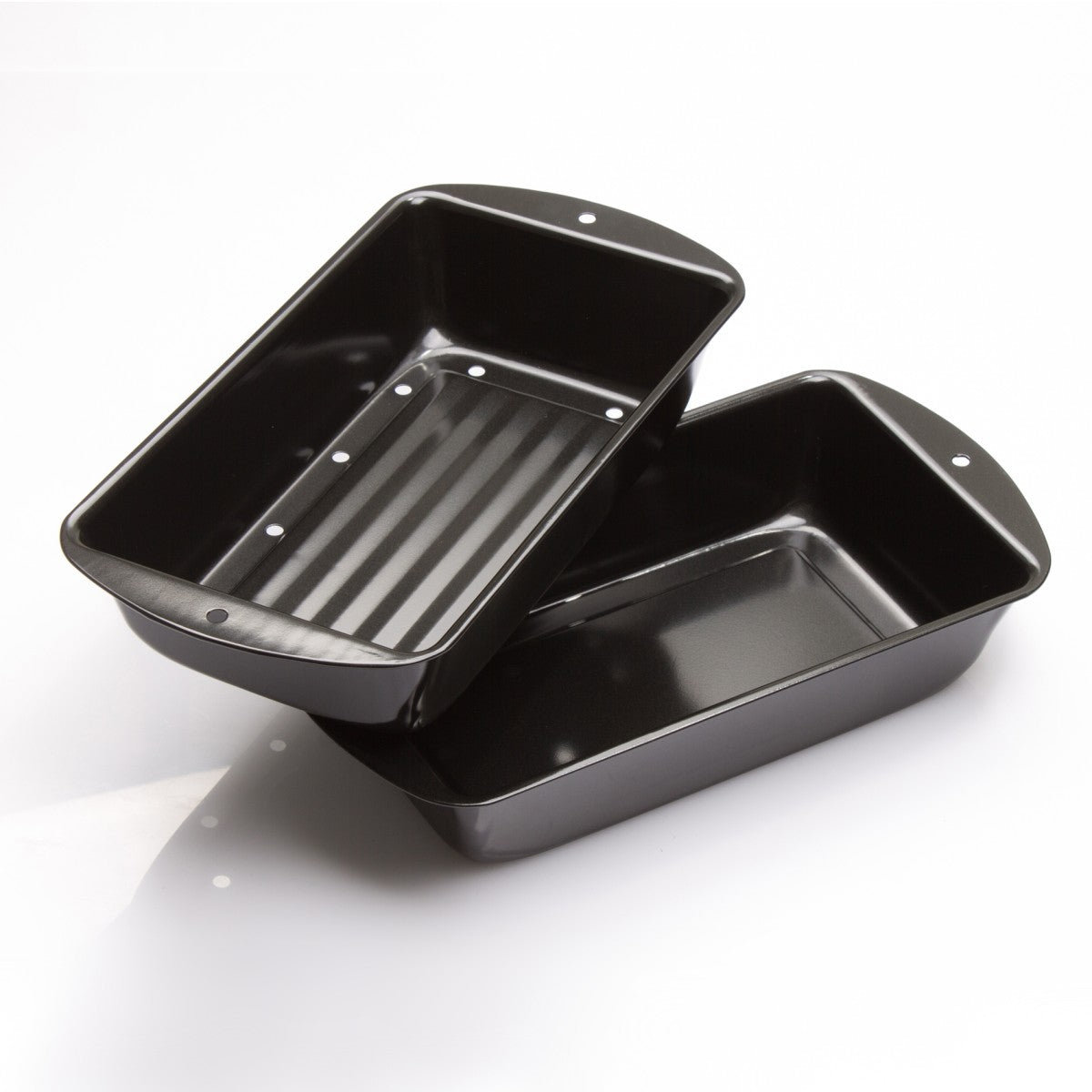 Moule à Baguette Perforé Anti-adhésif En Acier Au Carbone - Pour Pain Maison, Hot-dog - Noir - 46 Cm