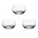 Lot De 3 Verrines Tonneau En Cristallin - 30 Cl - Transparent - Compatible Lave-vaisselle Et Micro-ondes - 8