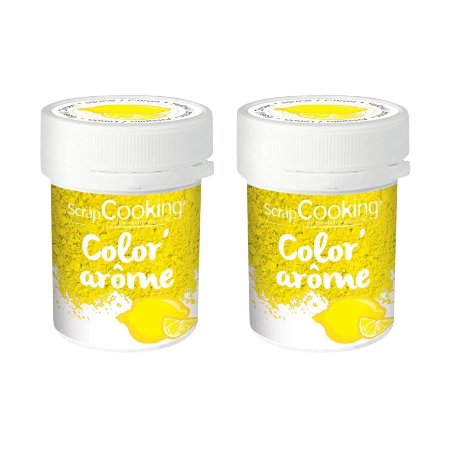 Colorant alimentaire jaune arôme citron 20 g Scrapcooking