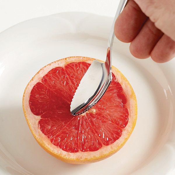 Cuillère à pamplemousse - Melon - Cranté - Acier inoxydable - avocat