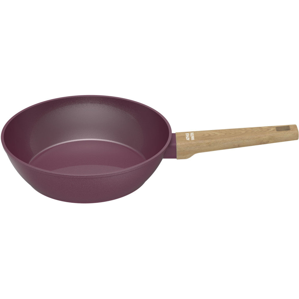 Sauteuse - Tous Feux Dont Induction -   - Am3056 - Revetement Céramique - ø 24 Cm - Couvercle Et Panier Inox - Pru Arthur Martin - Mathon - 5