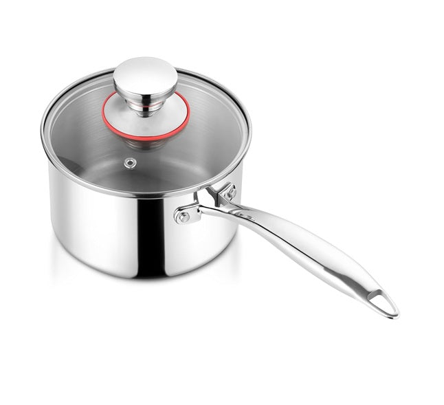 Casserole à manche de 1L en acier inoxydable Vendos85 - Mathon