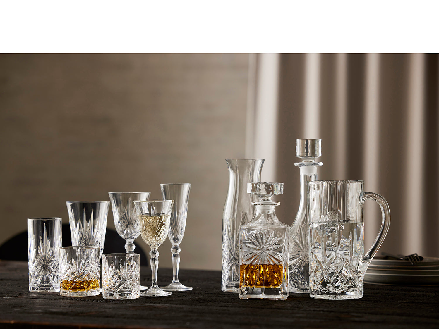 Set de 6 verres hauts MELODIA Transparent Lyngby Glas - Mathon - 4