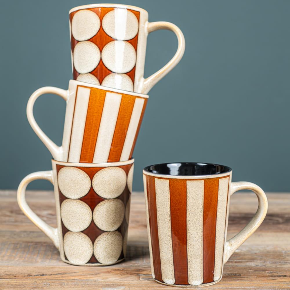 Coffret de 4 mugs Shelby 40 cl Table passion - Mathon - 3