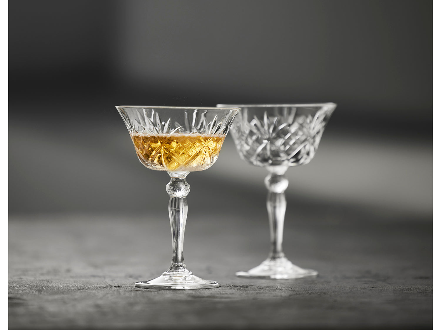 Set de 4 coupes à champagne MELODIA 26cl Transparent Lyngby Glas - Mathon - 7