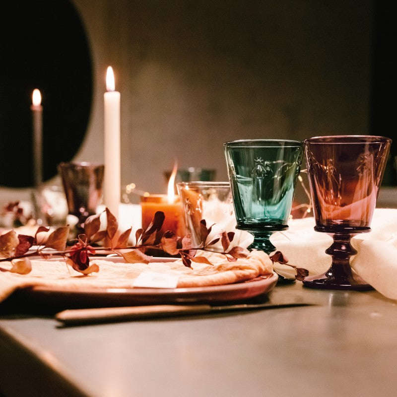 Lot de 6 verres à vin bleu nuit La Rochère - Mathon - 2