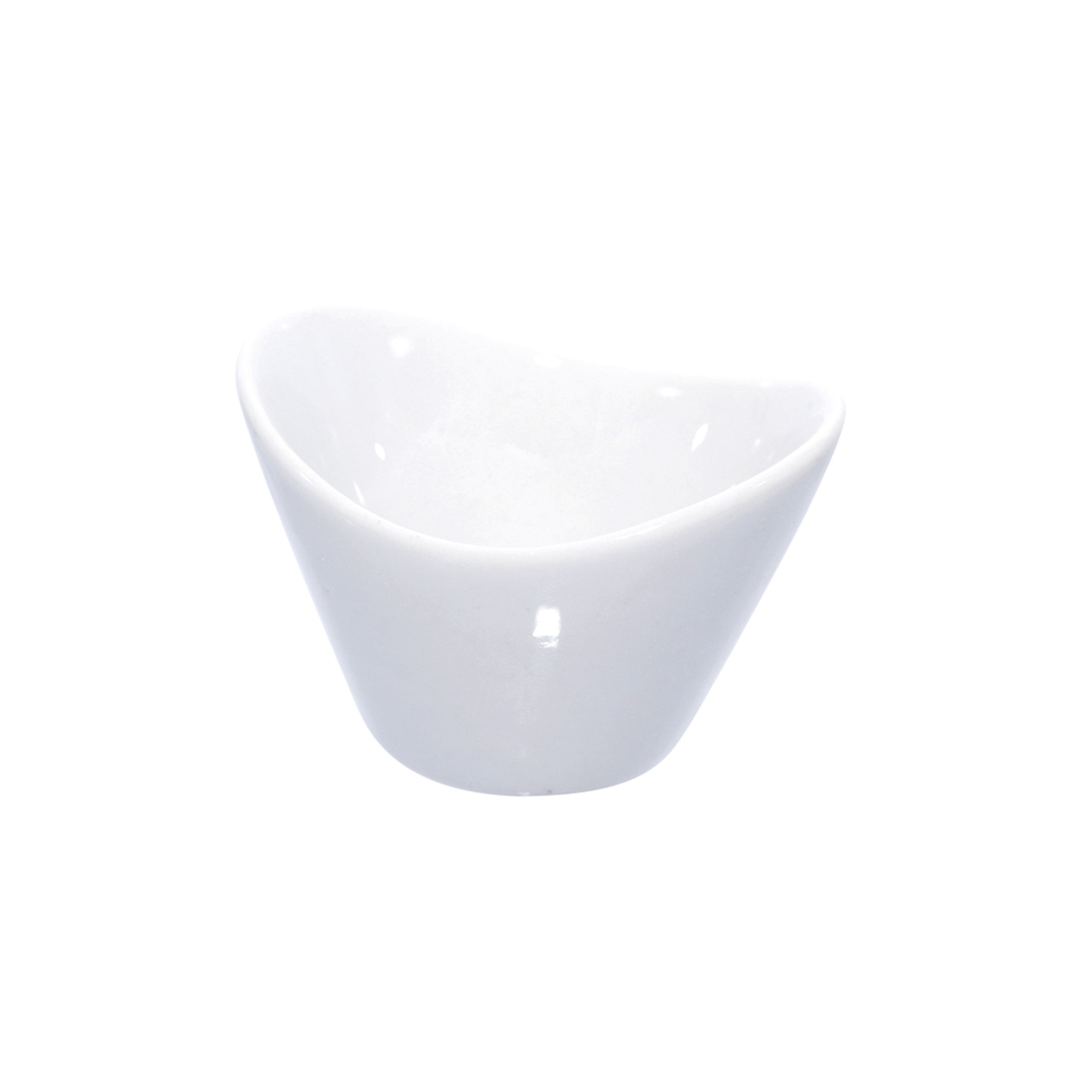 4Pcs - Mini pot en porcelaine blanc  66x54x45mm FirstPack - Mathon - 2