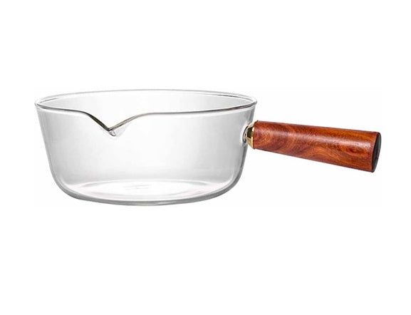 Casserole en Verre avec Poignée en Bois Vendos85 - Mathon