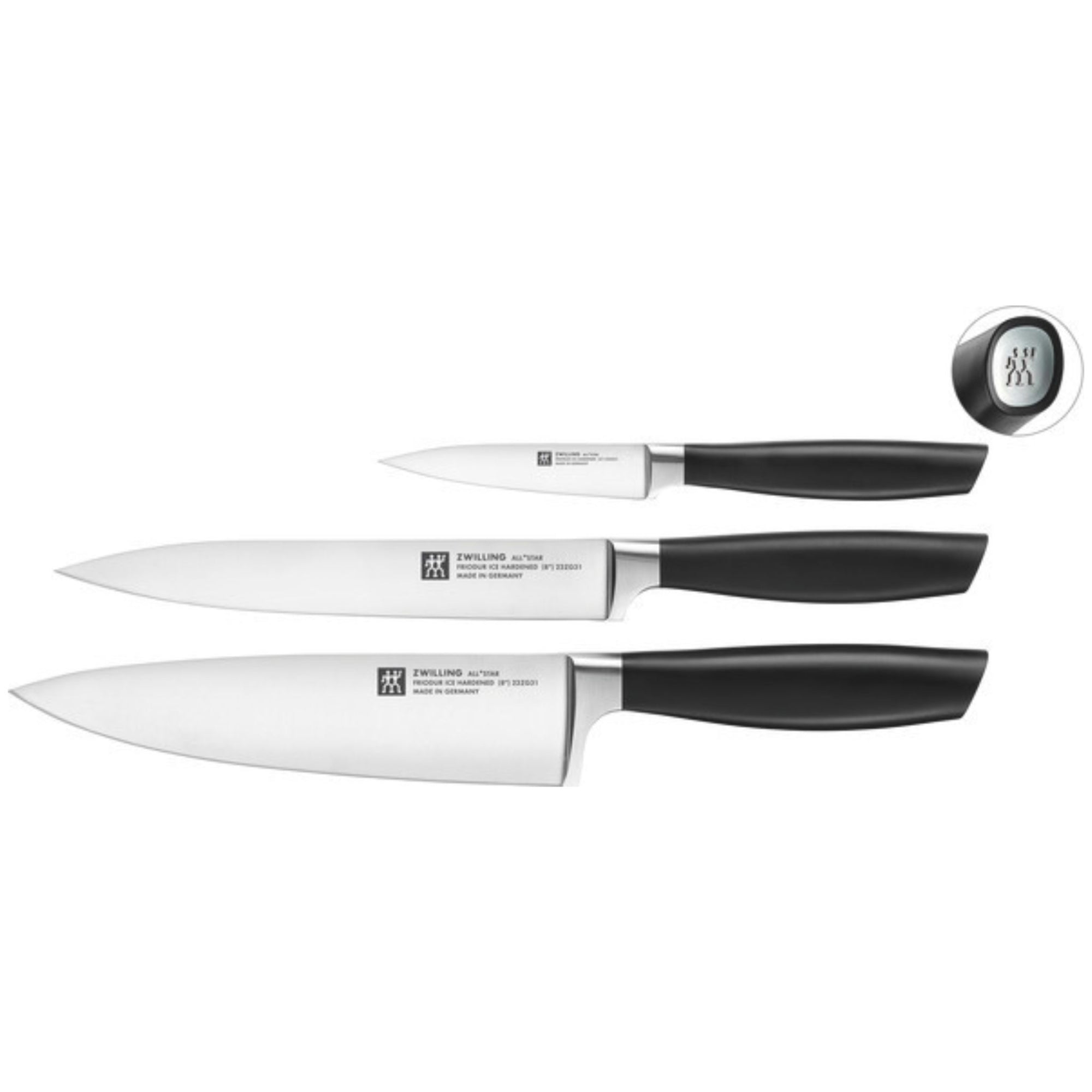Set de couteaux 3-pcs, Argent Zwilling - Mathon - 1