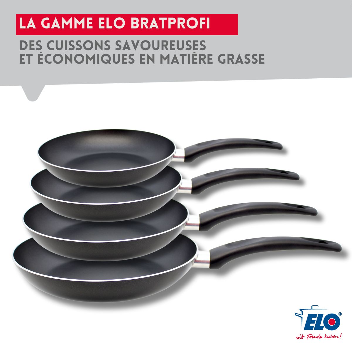 Poêle anti-adhésive 20 cm  Bratprofi Elo - Mathon - 6