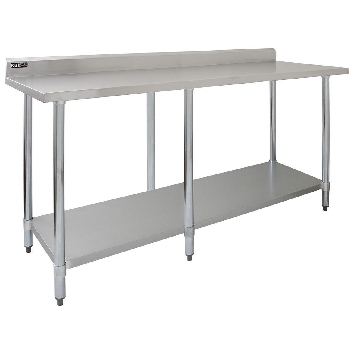 Table de Travail pour Cuisine en Inox - 210 cm Kukoo - Mathon - 1