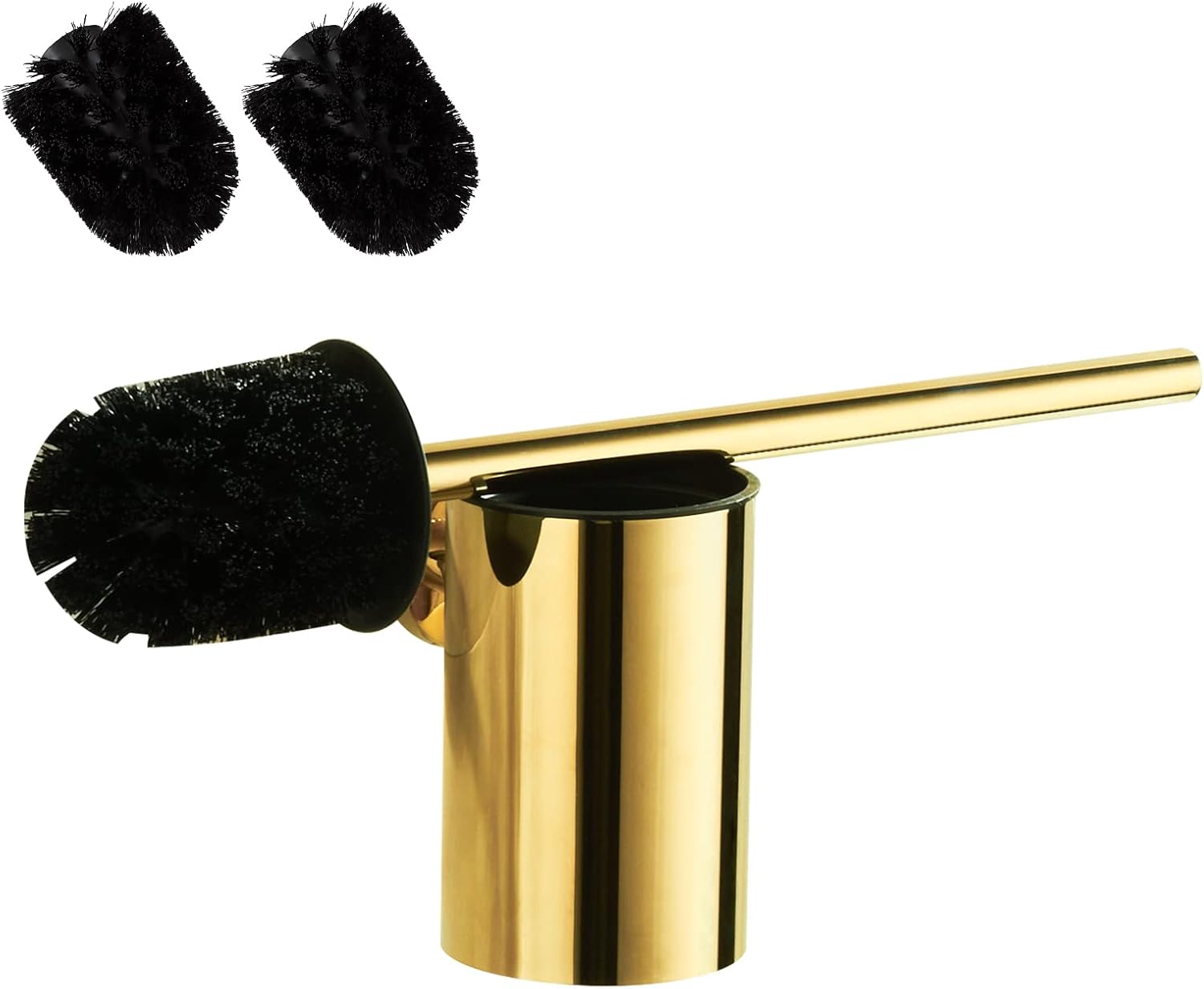 Brosse WC Murale Dorée en Acier Inoxydable Vendos85 - Mathon