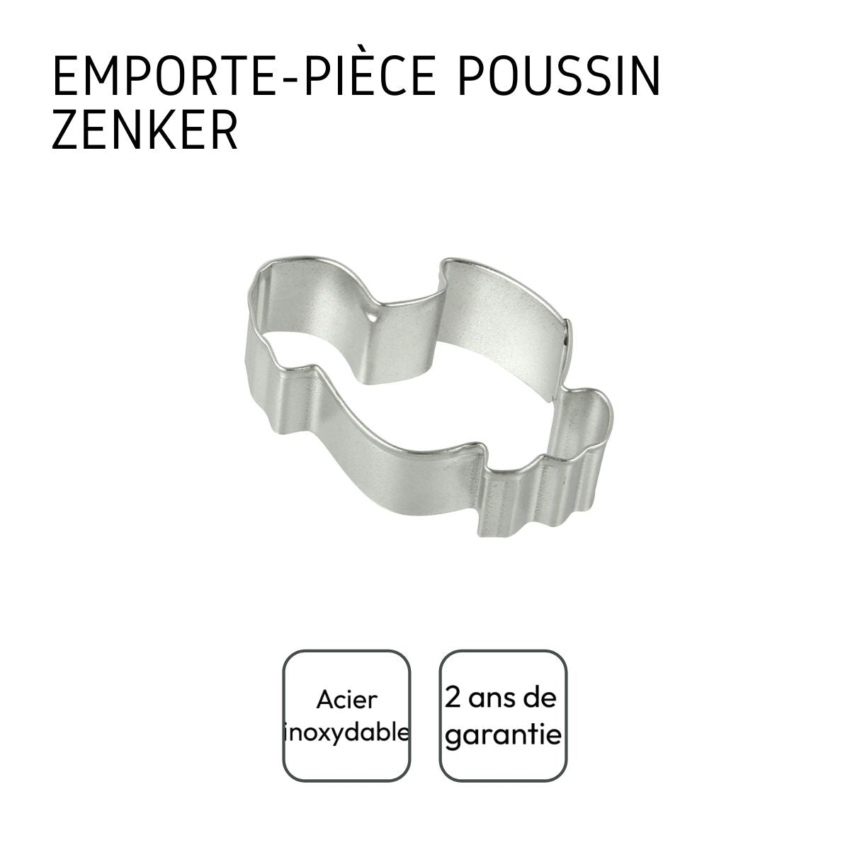 Emporte-pièce de Pâques en forme de poussin Zenker Pâques Zenker - Mathon - 4