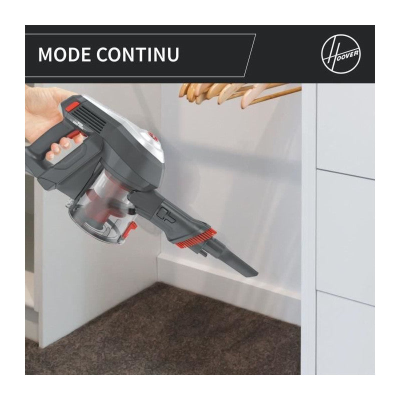 Aspirateur Balai -   - Hf122ah - 22 V - 40 Min - 0,9 L - Rouge / Gris Hoover - Mathon - 6