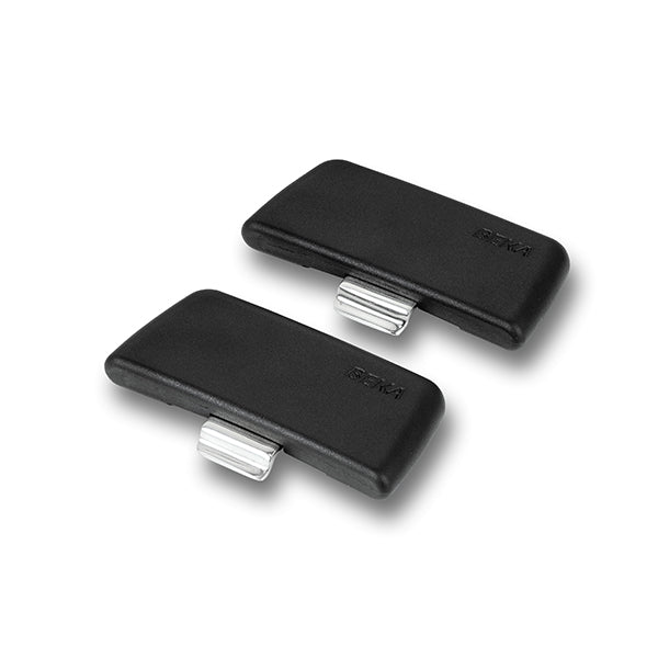 Set 2 anses amovibles en bakélite noires Soft touch Evolution Beka - Mathon - 1