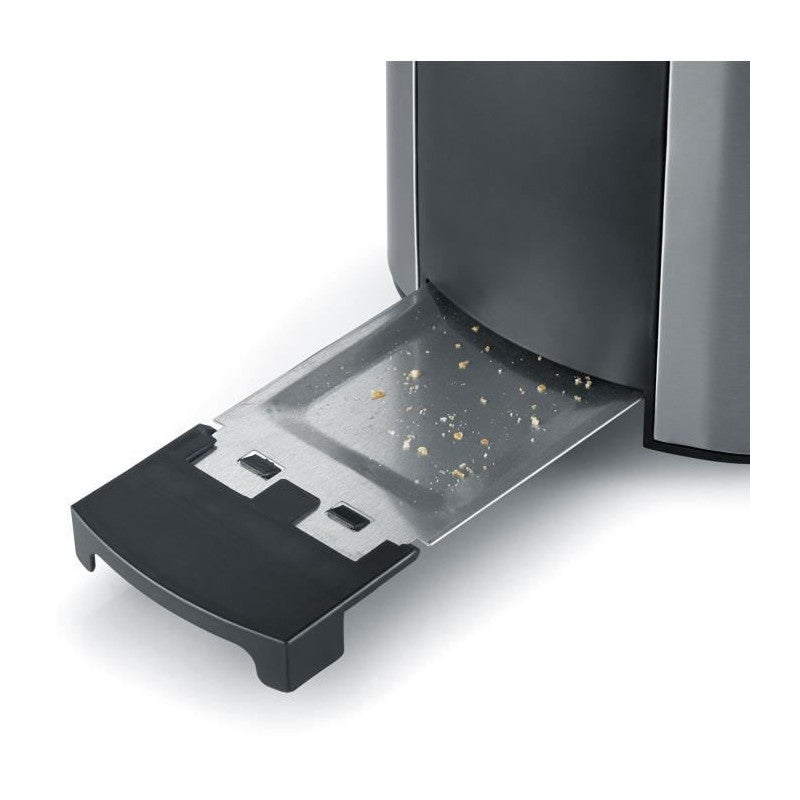 At2589 Grille-pain, 2 Fentes Pour 2 Tranches : Griller, Degeler Et Rechauffer, Support Viennoiseries, Centrage Auto, Ino Severin - Mathon - 4