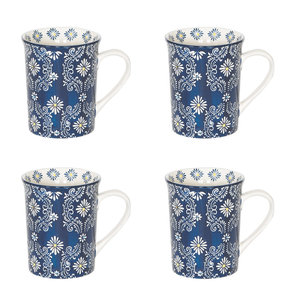 Coffret de 4 mugs Almada 30 cl Table passion - Mathon - 1