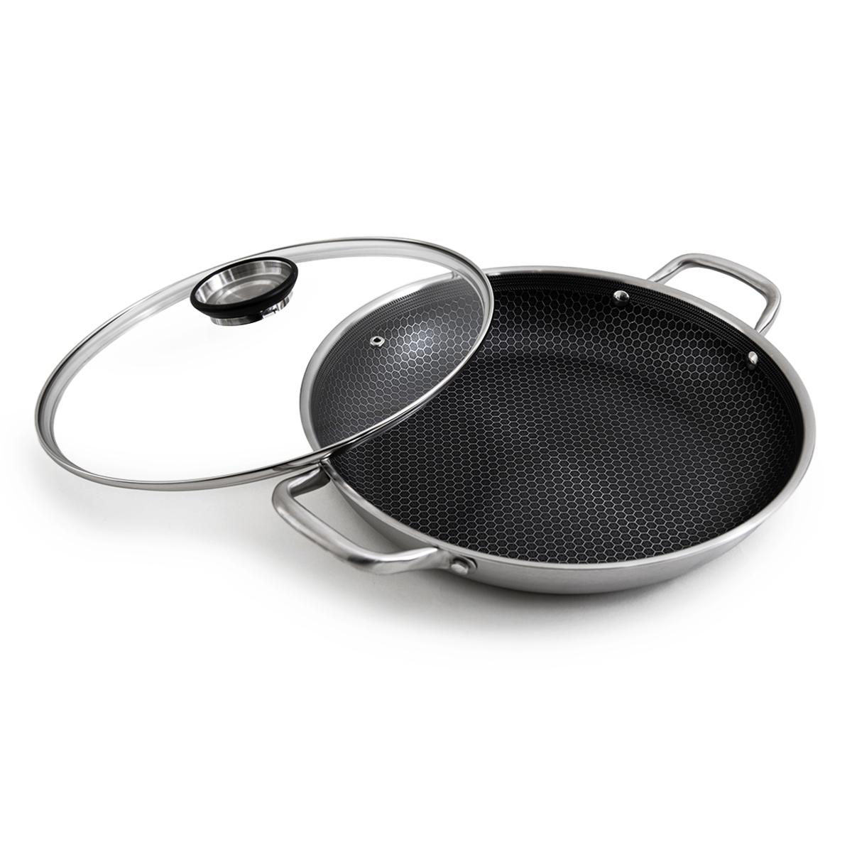 Plat à paëlla 32cm triplex avec couvercle - "Black Cube" Gam Hotel - Mathon - 3