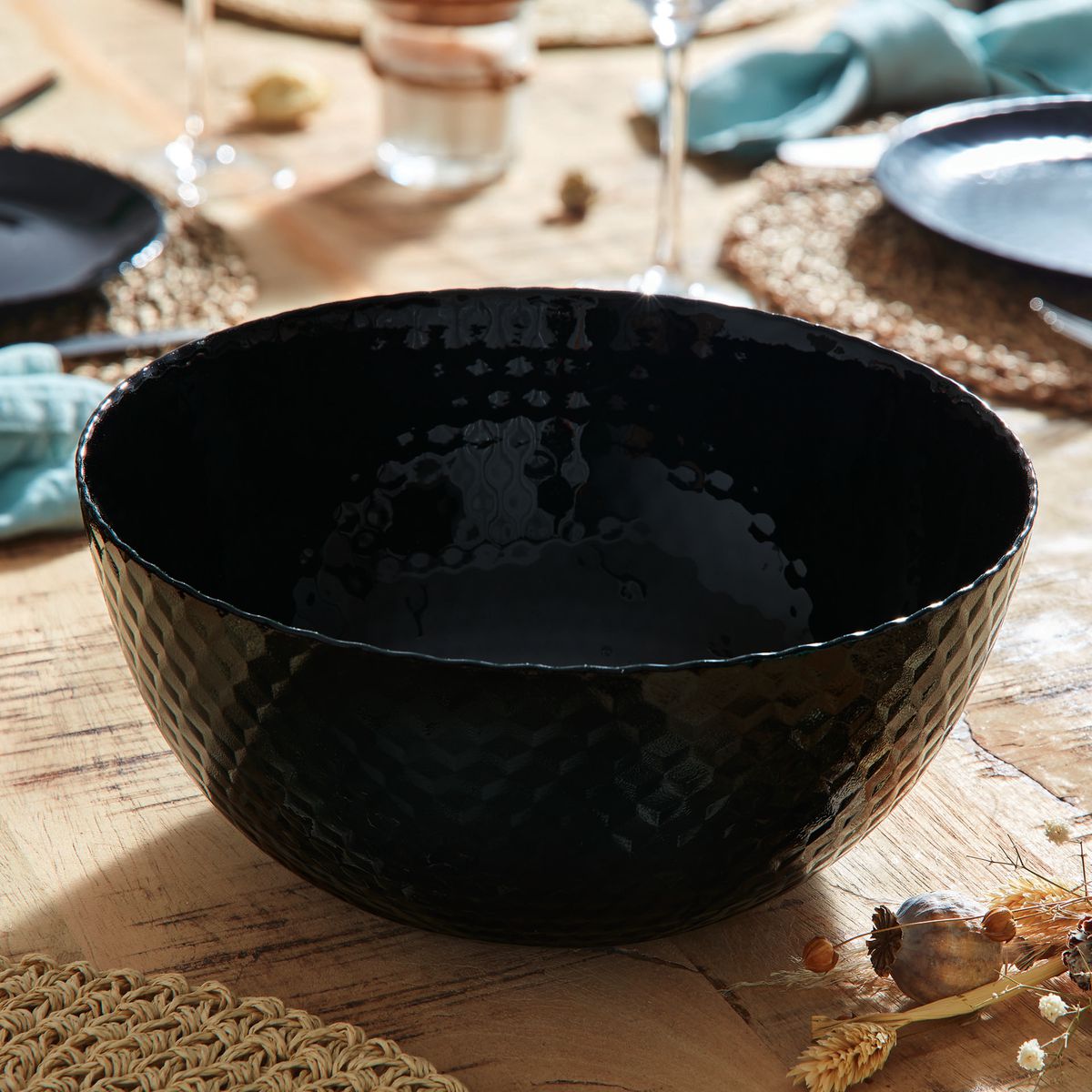 Saladier noir 24 cm Pampille Luminarc - Mathon - 5