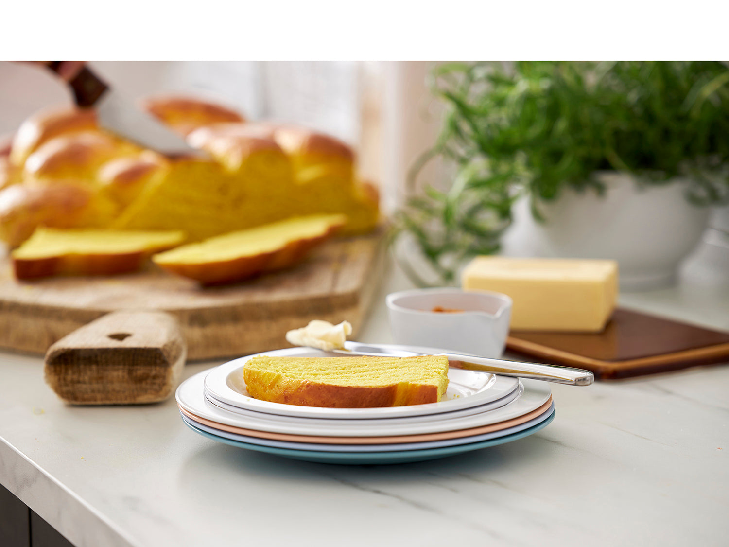 Assiette plate HAMLET en plastique Blanc Rosti - Mathon - 9