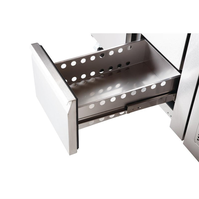 Table réfrigérée positive avec 1 porte et 2 tiroirs - Polar - Mathon - 3