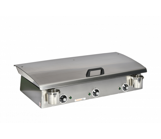 LUX 830 INOX Couvercle  2 ustensiles Planchaelec - Mathon - 2