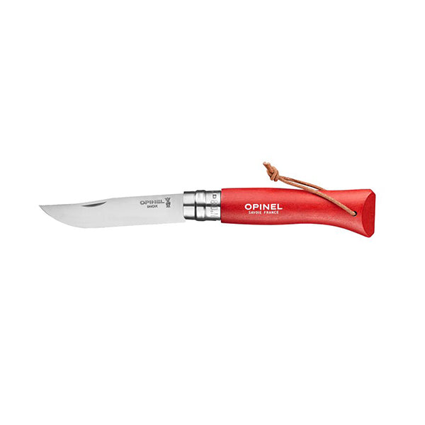 Couteau pliant N°08 baroudeur rouge 8,5 cm Opinel - Mathon - 1
