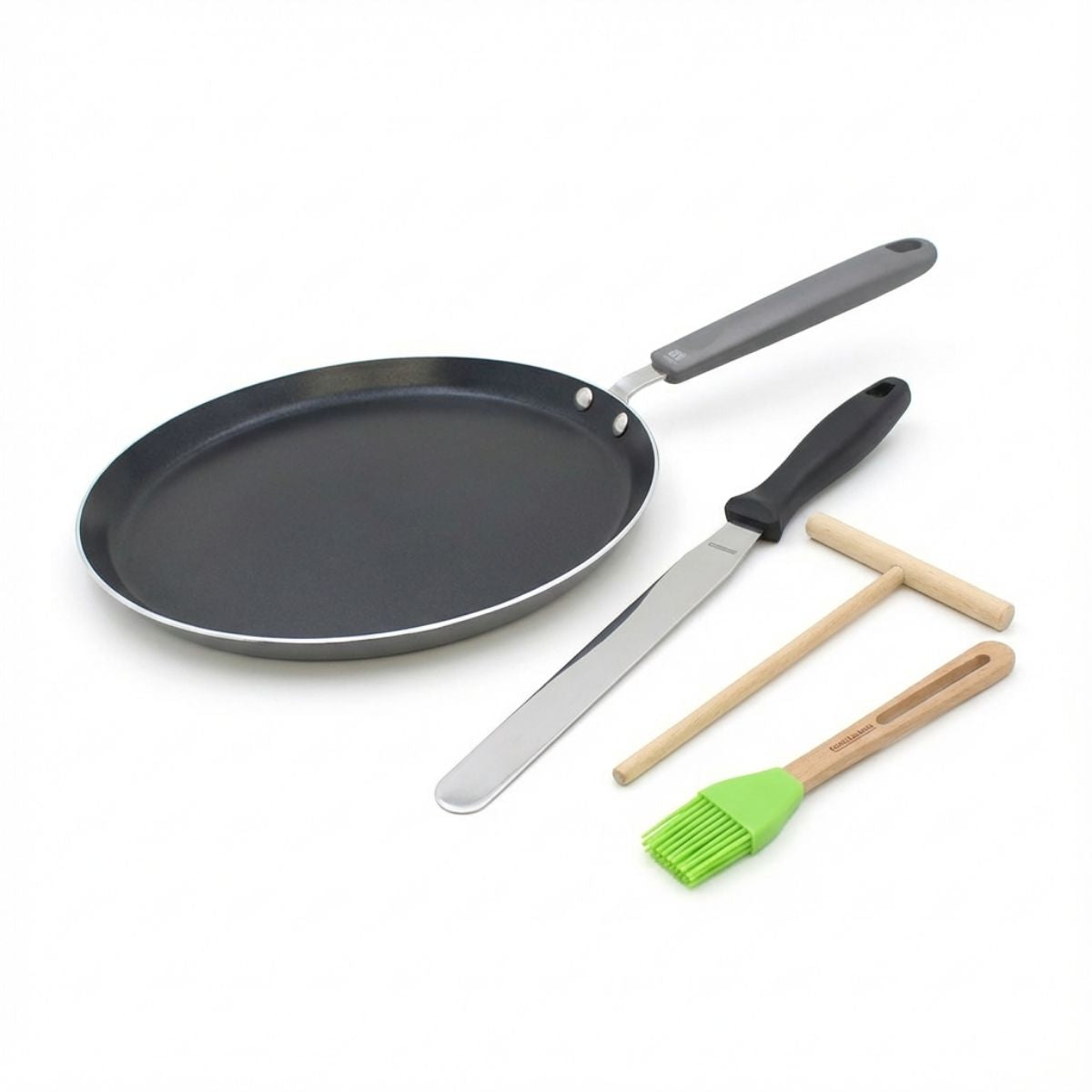Set chandeleur crêpière 26 cm et 3 ustensiles  Ducato Elo - Mathon - 1