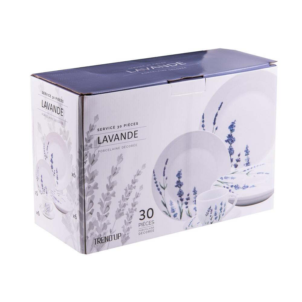 Service 30 pièces Lavande Trend