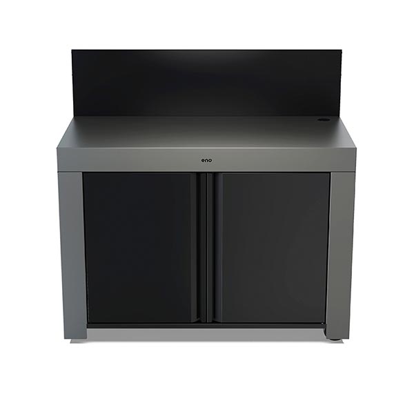 Desserte de jardin Félix double porte gris cargo ENO - Mathon - 2