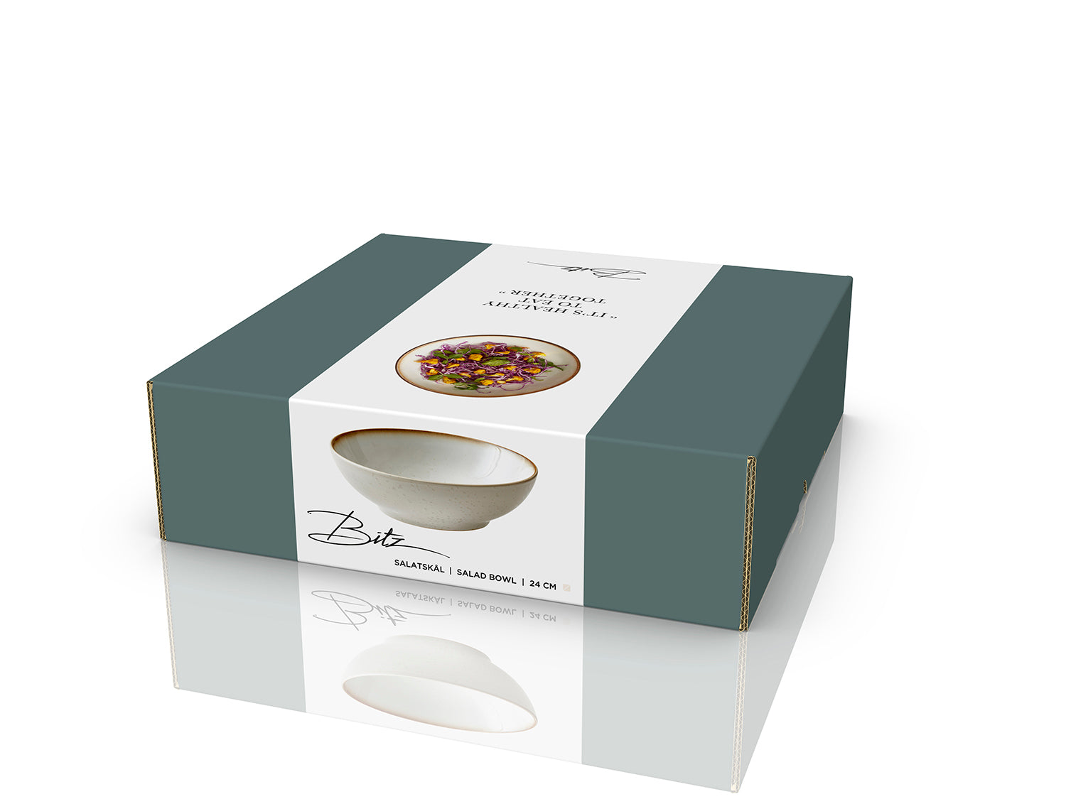 Saladier GASTRO en grès Crème/Crème Bitz - Mathon - 9