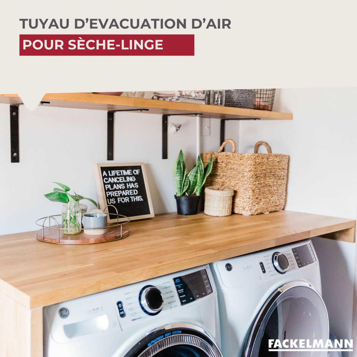 Tuyau Evacuation Sèche-Linge Fackelmann - Mathon - 2