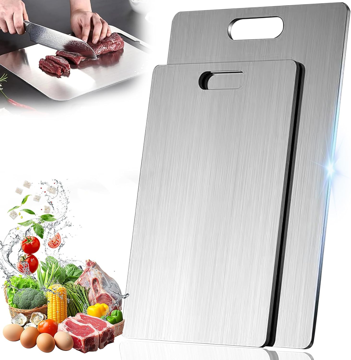 Planche à Découper en Titane Durable et Hygiénique Vendos85 - Mathon