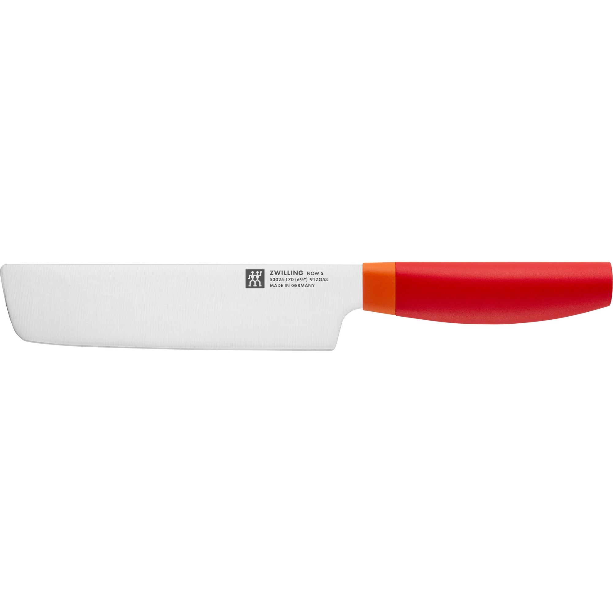Couteau Nakiri Now S 17 cm Rouge Zwilling - Mathon