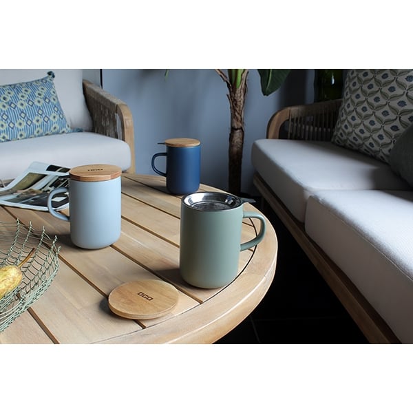 Tisanière mug Juliet en grès amande 475 ml Ogo - Mathon - 3