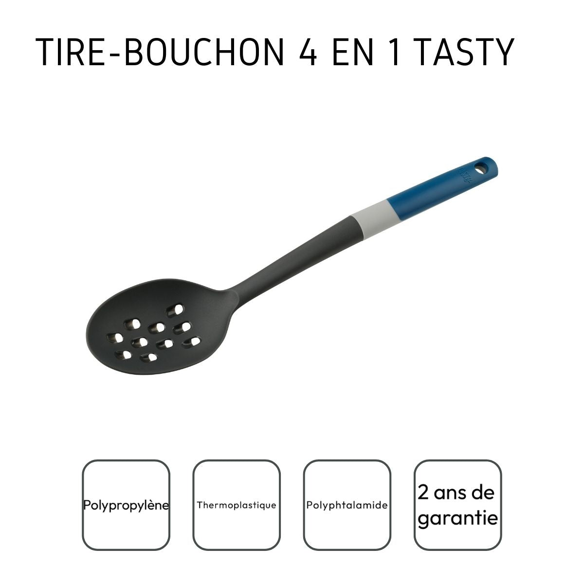 Cuillère de service ajourée avec fonction râpe à fromage Tasty Core Tasty - Mathon - 4