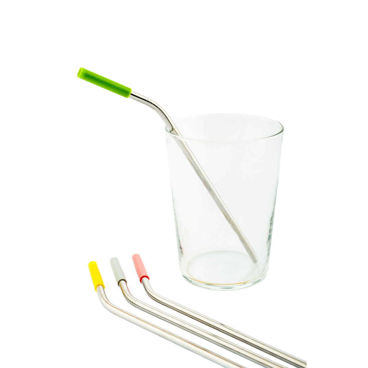 Pailles - Ensemble de 4 pailles en acier avec marqueurs Koala - Mathon - 4