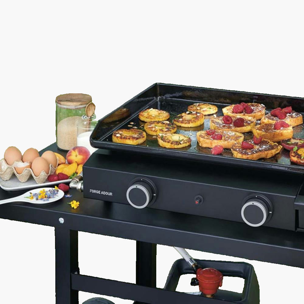Desserte plancha Forge Adour acier noir 3-4 feux Forge Adour - Mathon - 2
