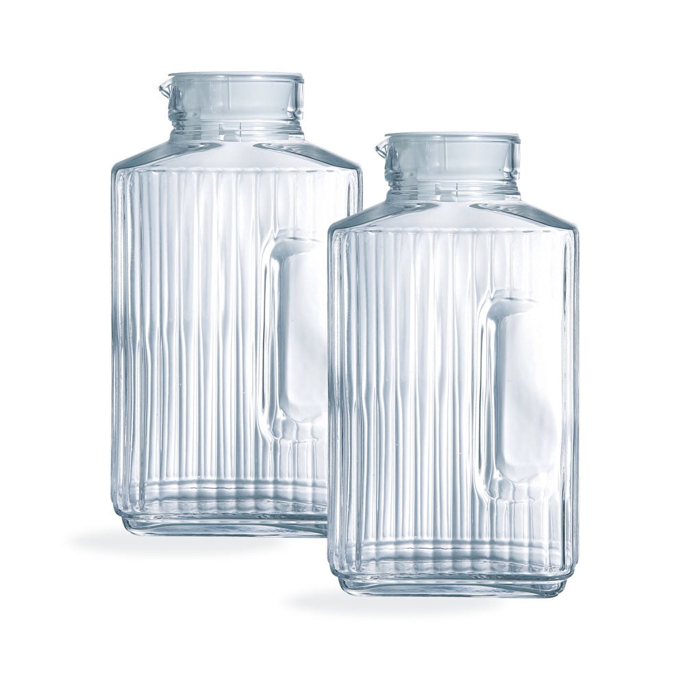 Lot de 2 carafes Quadro 2L - Luminarc Luminarc - Mathon