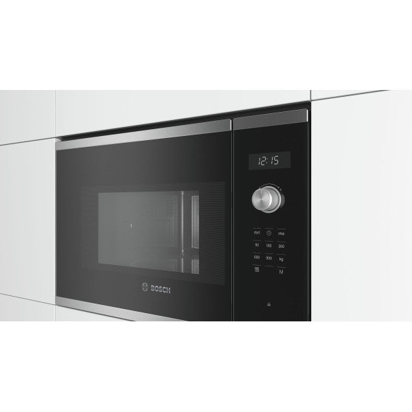Micro-ondes Encastrable - Bosch Série 6 - Bfl554ms0 - Noir / Inox - 59 Bosch - Mathon - 2