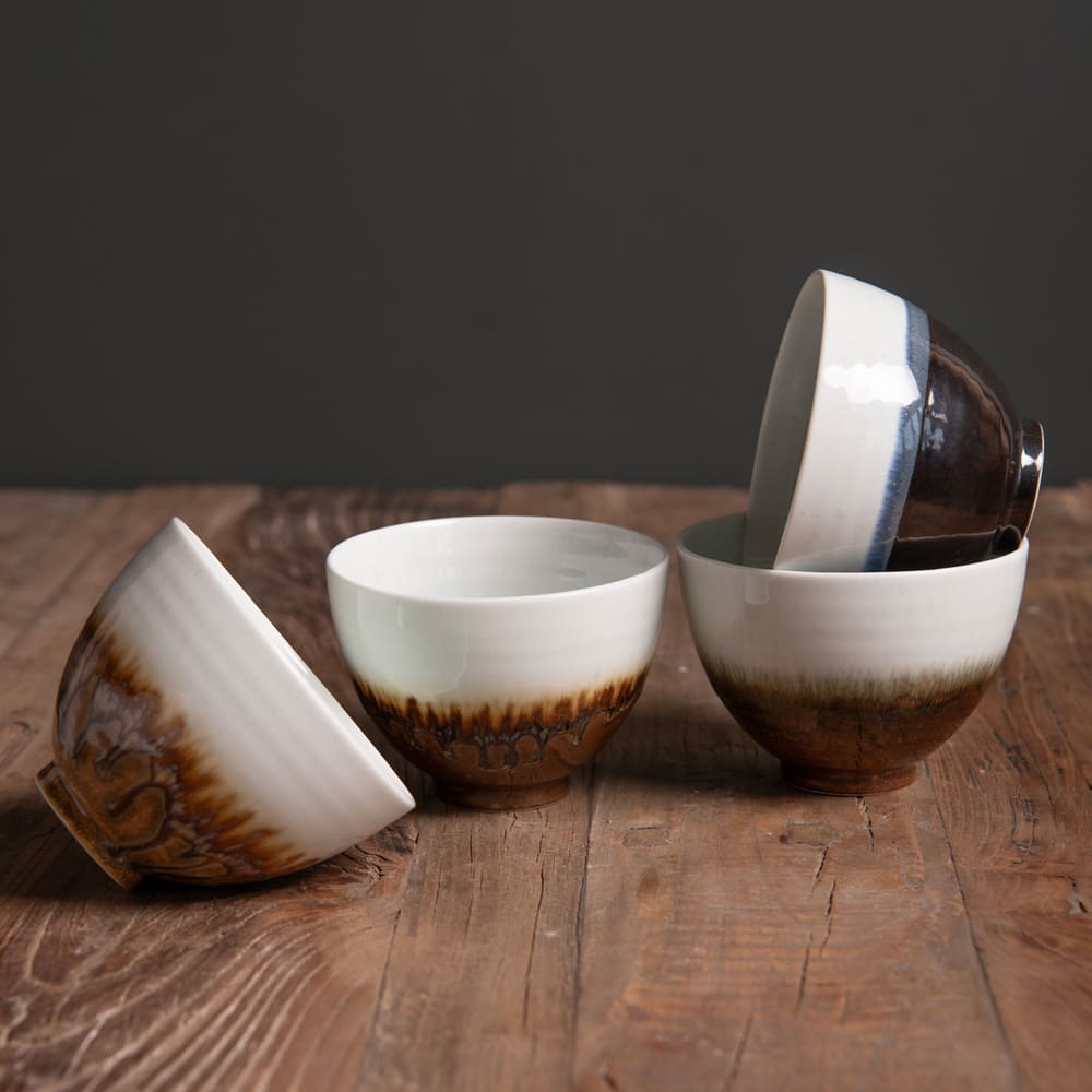 Coffret de 4 bols Wabisabi 30 cl Table passion - Mathon - 3