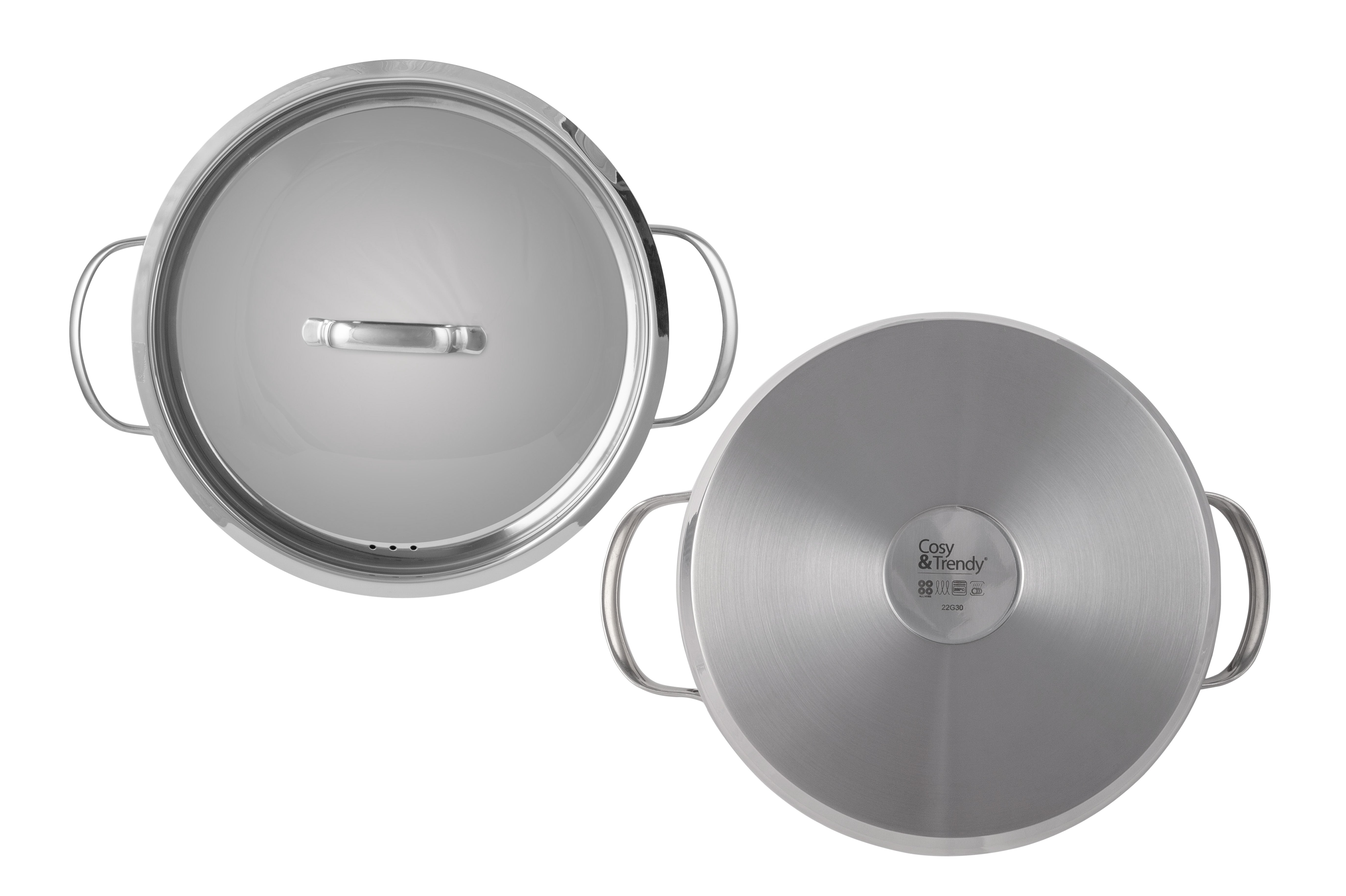 Faitout en acier inoxydable, Daily, D24xH12 cm Cosy&Trendy - Mathon - 2