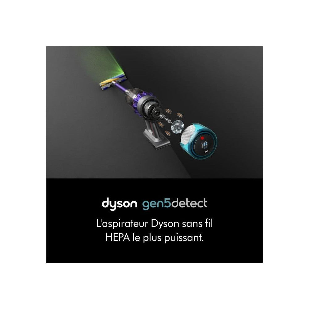 Gen5 Detect Absolute - Aspirateur Balai - Puissance 262aw - Filtre Hepa Capturant 99,9 % Des Particules - Autonomie 70 Dyson - Mathon - 2