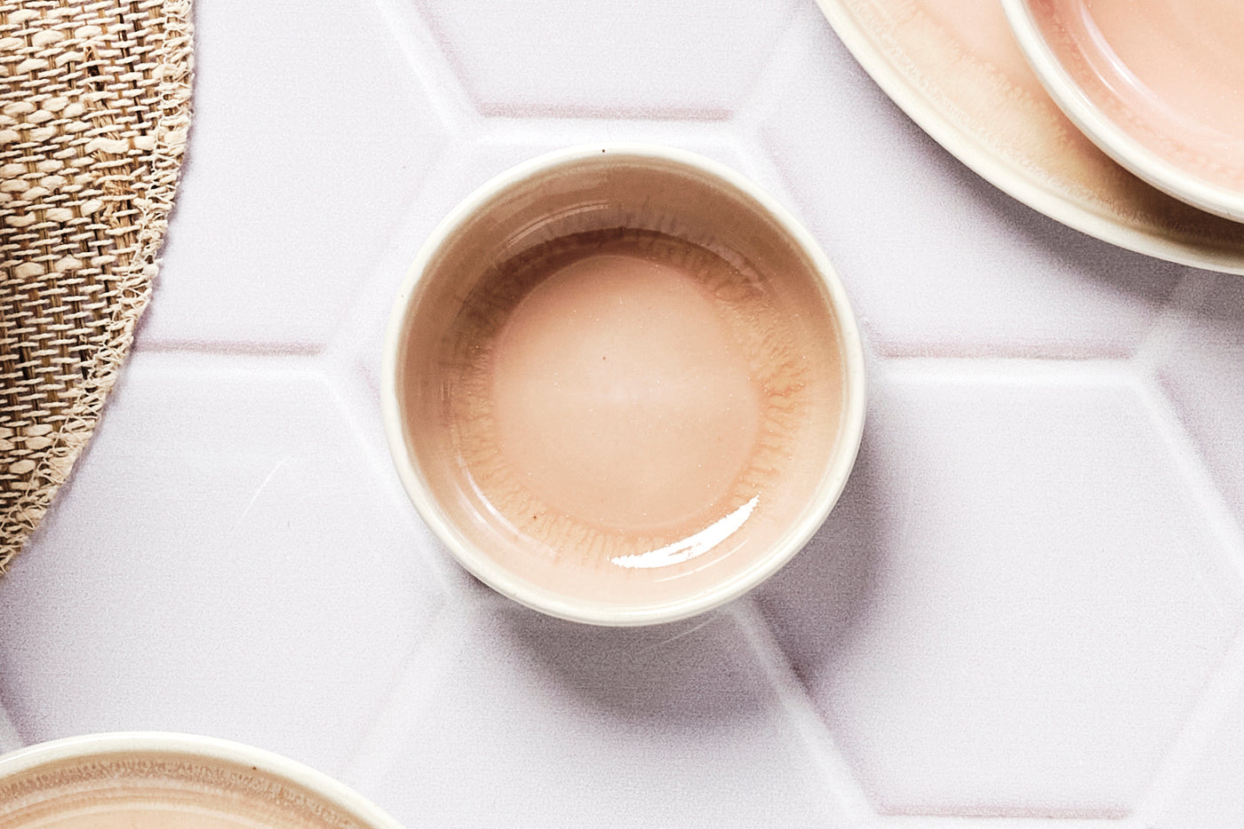 Bol OXYGEN Ø9cm - 6 pièces - Rose poudre Björn - Mathon - 5