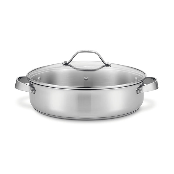 Sauteuse inox et couvercle verre Cicla 28 cm Beka - Mathon - 2