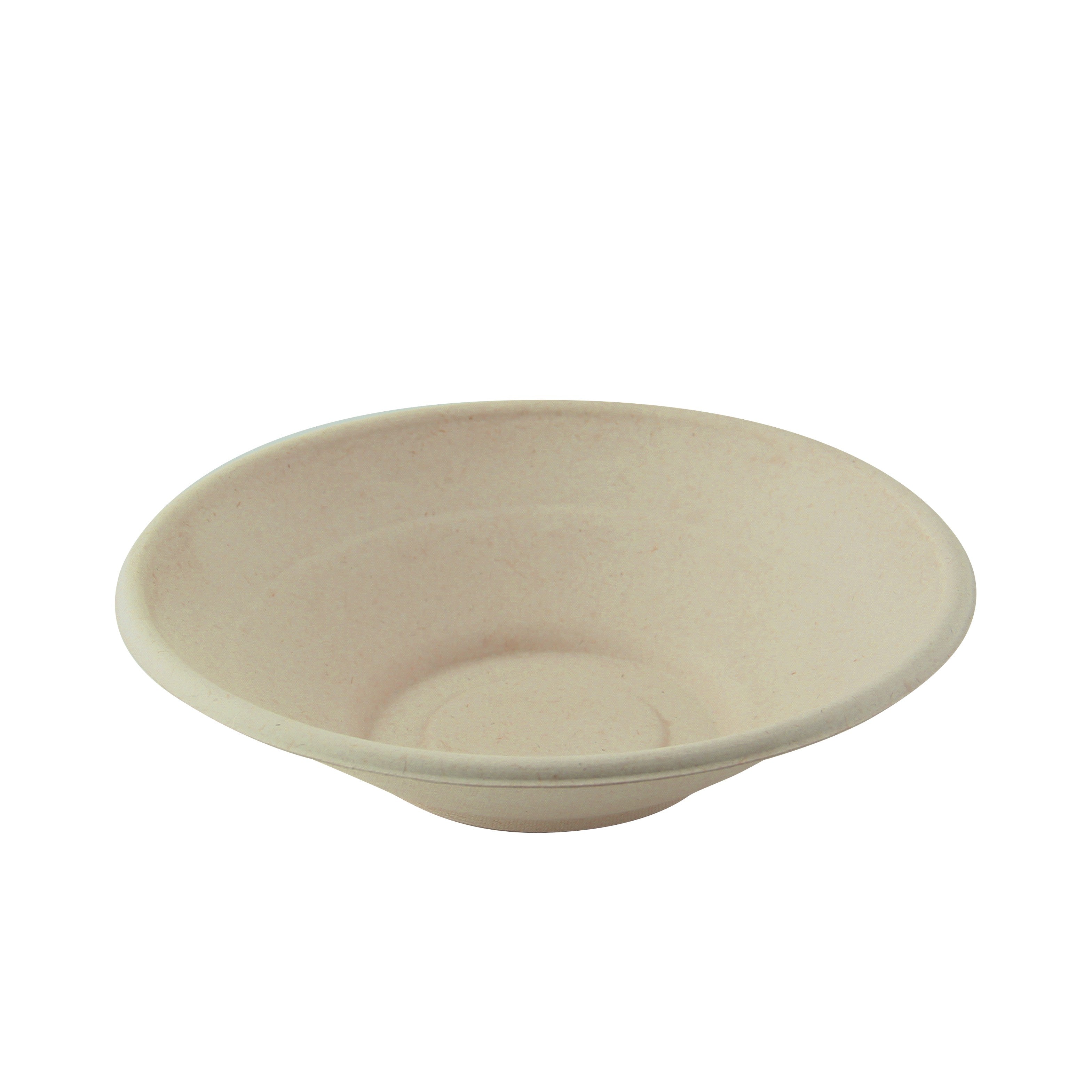 Bol rond brun en pulpe "Poke" 1200 ml Diam: 19,6 cm 19,6 x 19,6 x 7,6 cm - 125 unités FirstPack - Mathon