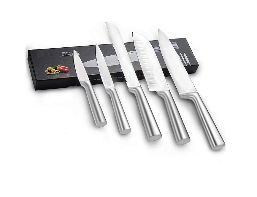 Ensemble de Couteaux de Cuisine Professional 5 pièces en Acier Inoxydable Vendos85 - Mathon