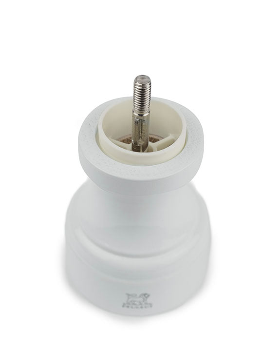 Bistro Moulin à sel manuel en bois laqué, gris perle, 10 cm - 4in. Peugeot - Mathon - 5